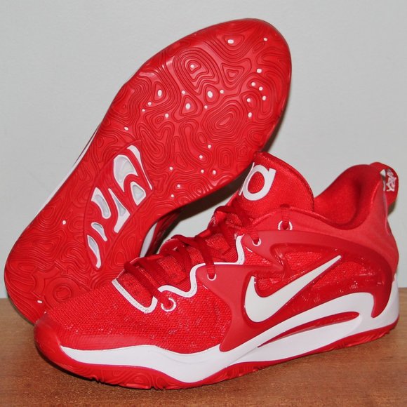 Nike KD 15 TB University Red White Basketball Mens 10 Kevin Durant - Picture 1 of 6